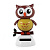 Игрушка Flip-Flap (Флип-Флап) Танцующая сова на солнечной батарее, коричневая