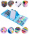 Чемоданчик "Набор Юного художника" для рисования Super Mega Art Set 208 предметов с мольбертом, голубой