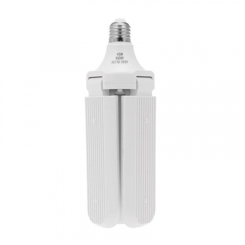 Складная светодиодная лампа в форме вентилятора Fan Blade Led Bulb 45W E27 (3 лопасти)