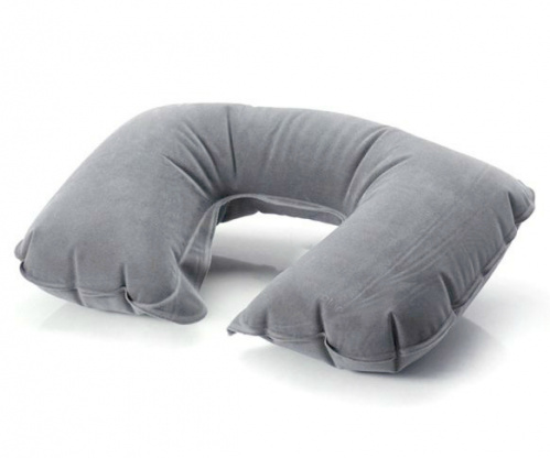 Подушка для путешествий TRAVEL PILLOW (Тревел Пиллоу) серая