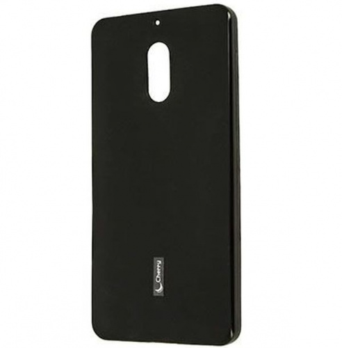 Чехол-накладка силиконовый Cherry для Nokia 6, черный
