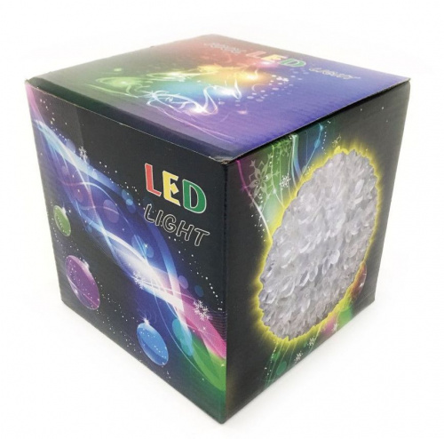 Эксклюзивный светодиодный LED шар с насадками в виде цветов Led Light, 12 см