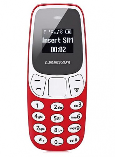 Мини телефон L8STAR BM10 2 SIM, красный