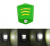 Светильник настенный светодиодный на батарейках (3XBRIGHT COB), зеленый