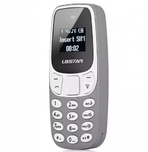 Мини телефон L8STAR BM10 2 SIM, серый