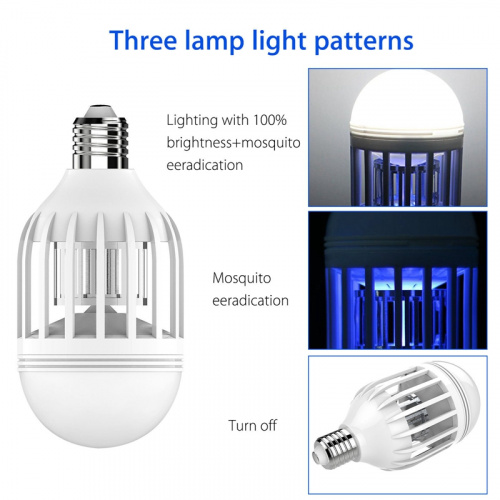 Cветодиодная лампочка ловушка, от комаров и насекомых Zapp Light