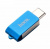 Флешка Type-C+Micro HOCO UD3 32GB, синий