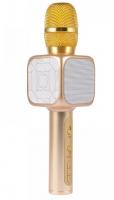 Беспроводной караоке микрофон с встроенной колонкой Magic Karaoke YS-80, золотой