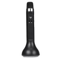 Микрофон-караоке со встроенным динамиком Microphone K7, черный