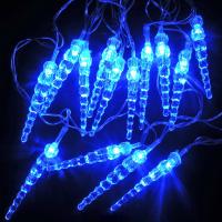 Гирлянда Нить "Тающие сосульки", 20 Led, 3 м, цвет: синий/белый