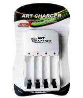 Зарядное устройство для 4-х аккумуляторов ART CHARGER M-208, белый