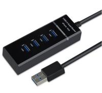 Хаб 4-Ports USB 3.0-SuperSpeed 5Gbps (Черный)