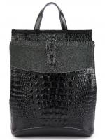 Женская кожаная сумка-рюкзак 2334-2 Black
