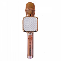 Беспроводной караоке микрофон со встроенной колонкой Magic Karaoke SU·YOSD YS-69, розовый