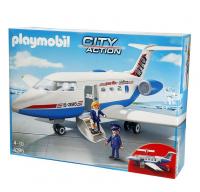 Набор с элементами конструктора Playmobil City Action 5395 Пассажирский самолет