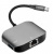Адаптер HOCO HB9 Convertor yito Type-C to USB 3.0 + RJ45 (black)