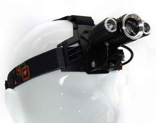 Налобный фонарь Police W-603 с фокусировкой