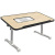 Столик для ноутбука Multifunction Laptop Desk (черный кант)
