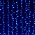 Гирлянда светодиодная Занавес 2х2 м 240LED, синий
