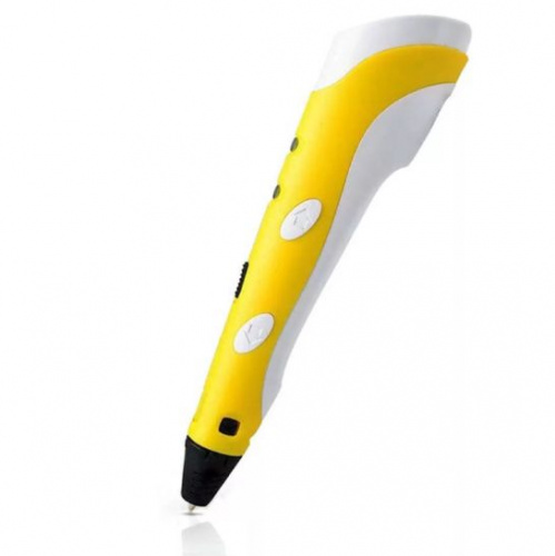 3D ручка 3DPEN-2 с LCD дисплеем желтая