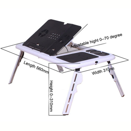 Портативный столик для ноутбука с охладителем E-Table