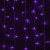 Гирлянда светодиодная Занавес 3.0х2.5 м 320LED, 8 режимов, цвет: фиолетовый