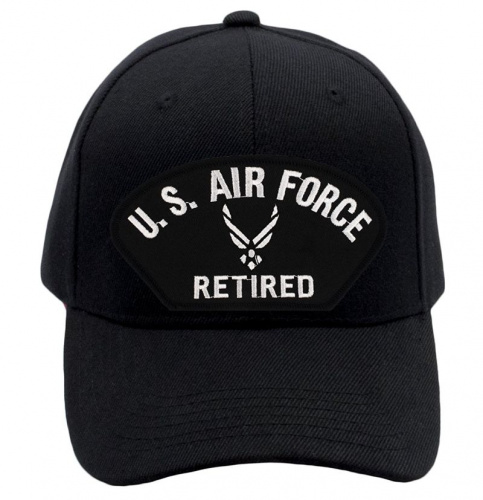 Бейсболка "U.S. Air Force Retired" черная