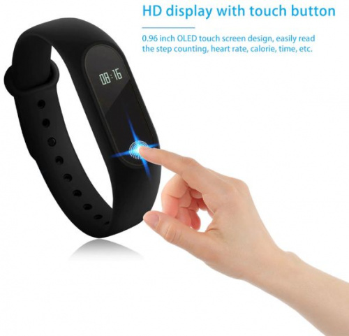 Фитнес браслет Intelligence Health Bracelet M2, черный