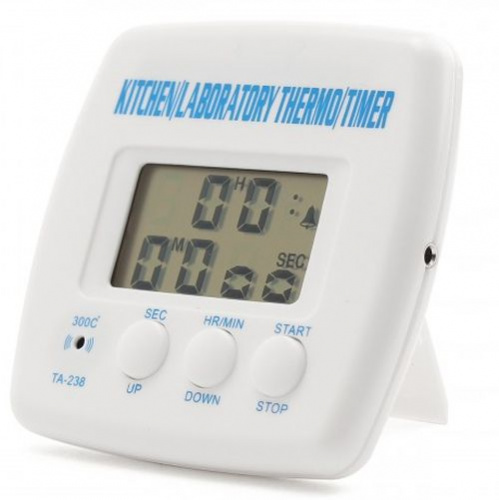 Электронный термометр с щупом и таймером KTJ TA-238