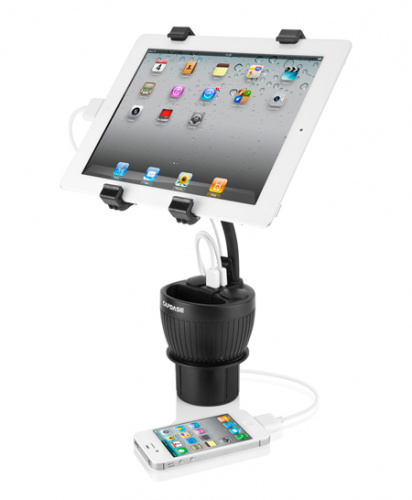 Держатель с зарядкой в подстаканник Capdase Car Cup Holder Charger PowerCup 2.2 with Tab-X Mount