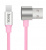 USB дата-кабель HOCO U18 Golden hat multi-functional Lightning/ MicroUSB (1.2 м) Розовый