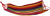 Гамак плетеный полотняный одноместный радуга 200х90 см