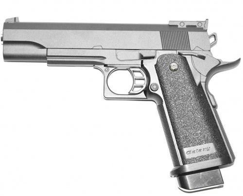 Пистолет страйкбольный Galaxy G.6 Colt M1911, металлический, пружинный