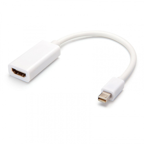 Переходник MiniDisplayPort (папа) /HDMI (мама), белый