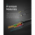 Аудиокабель Rock Lightning & Android 2in1, 1м (Черный)