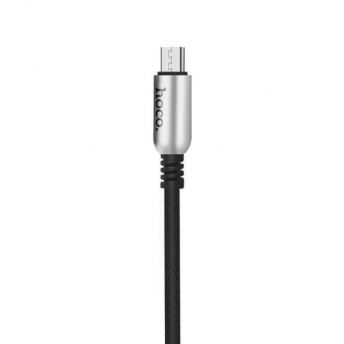 Кабель HOCO U17 3-in-1 Capsule Charging Data Cable Lightning Micro Type-C (Черный)