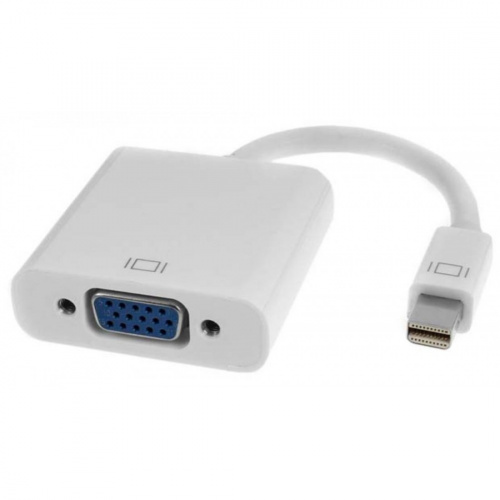 Переходник Mini Display Port (m) - VGA (f), белый