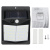 Настенный светодиодный светильник на солнечной батарее Solar Powered 40 LED, черный