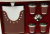 Подарочный набор "Кантри" цвет: коричневый 250 мл 4 стопки и воронка