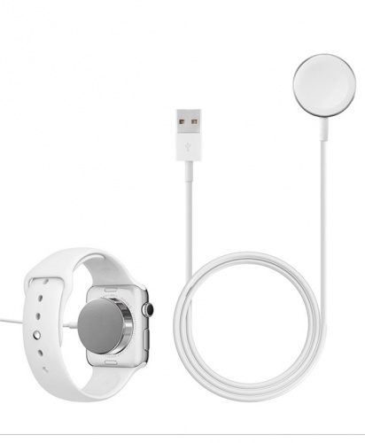 Кабель для зарядки Apple Watch с магнитным креплением (2 м), белый
