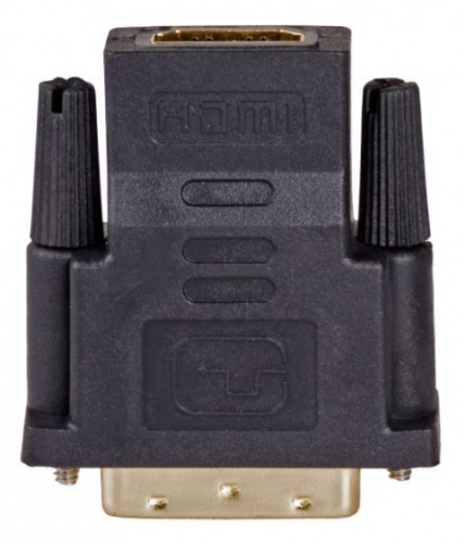 Переходник (адаптер) HDMI (f) мама - DVI (m) папа, черный
