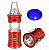 Складной кемпинговый фонарь с диско-шаром 4 в 1 (Красный)
