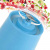 Портативный переносной блендер для приготовления смузи 380 мл, голубой