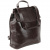 Женский кожаный рюкзак 7788 Темно-коричневый