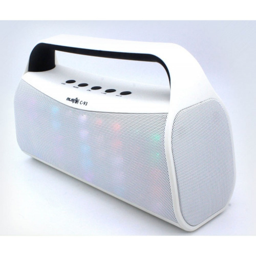 Портативная Bluetooth колонка Music C-93 с FM-радио, белый