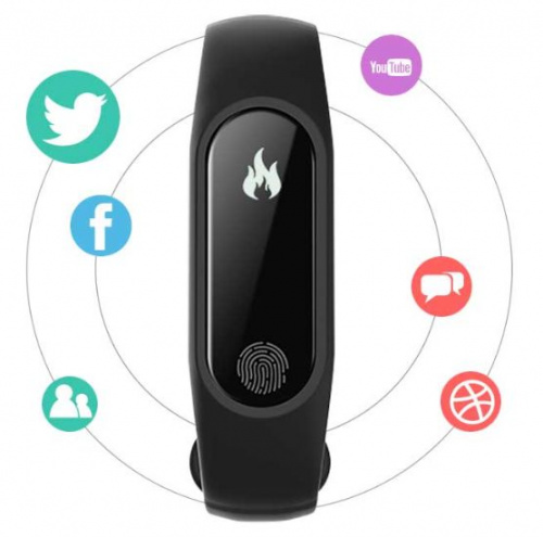 Фитнес браслет Intelligence Health Bracelet M2, желтый