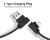 Кабель Rock Dual End L-Shape Lightning Cable 30см Черный