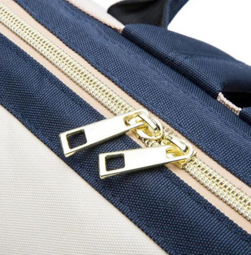 Рюкзак для мамы Maitedi (с USB выходом) серый/синий/красный