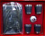 Подарочный набор Jim Beam 250 мл 4 стопки и воронка (Черный)