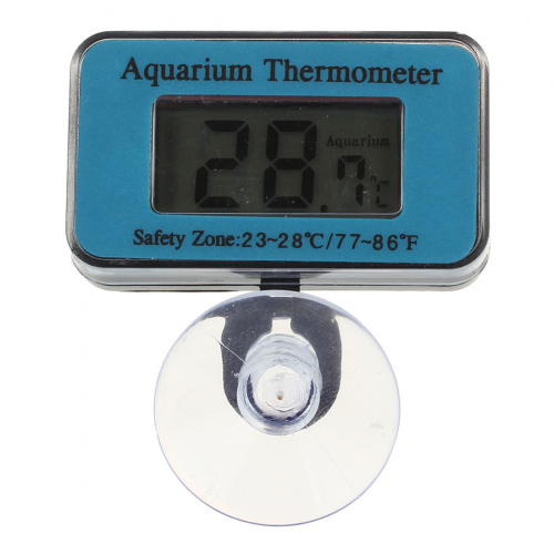 Термометр для аквариума Submersible Digital Thermometer на присоске, синий